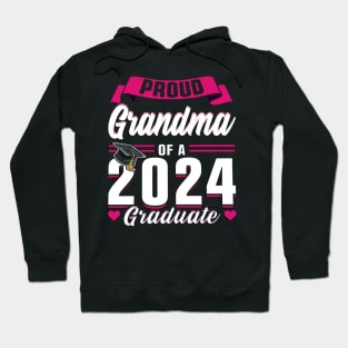 Proud Grandma Of A 2024 Graduate Senior Graduation Hoodie